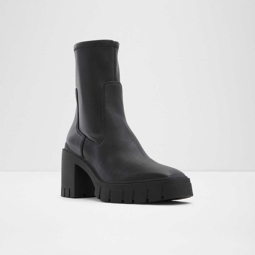 Bottes Hautes Aldo Upstage - Lug Sole Noir Femme | VBXX-35188239