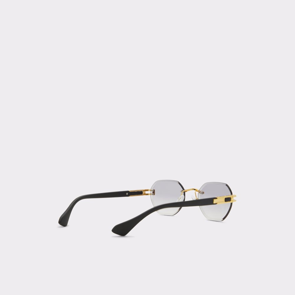 Lunettes de Soleil Aldo Hassaleh Round Doré Homme | VRBL-20996564