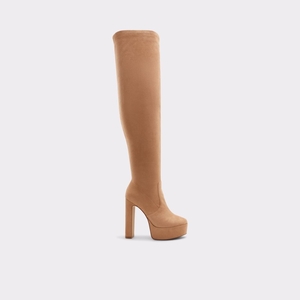 Bottes Hautes Aldo Astelawan Over-the-knee - Plateforme Beige Femme | IYLX-07438673