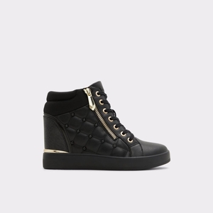 Baskets Aldo Ailannah High Top - Wedge Noir Femme | LXNH-27650846