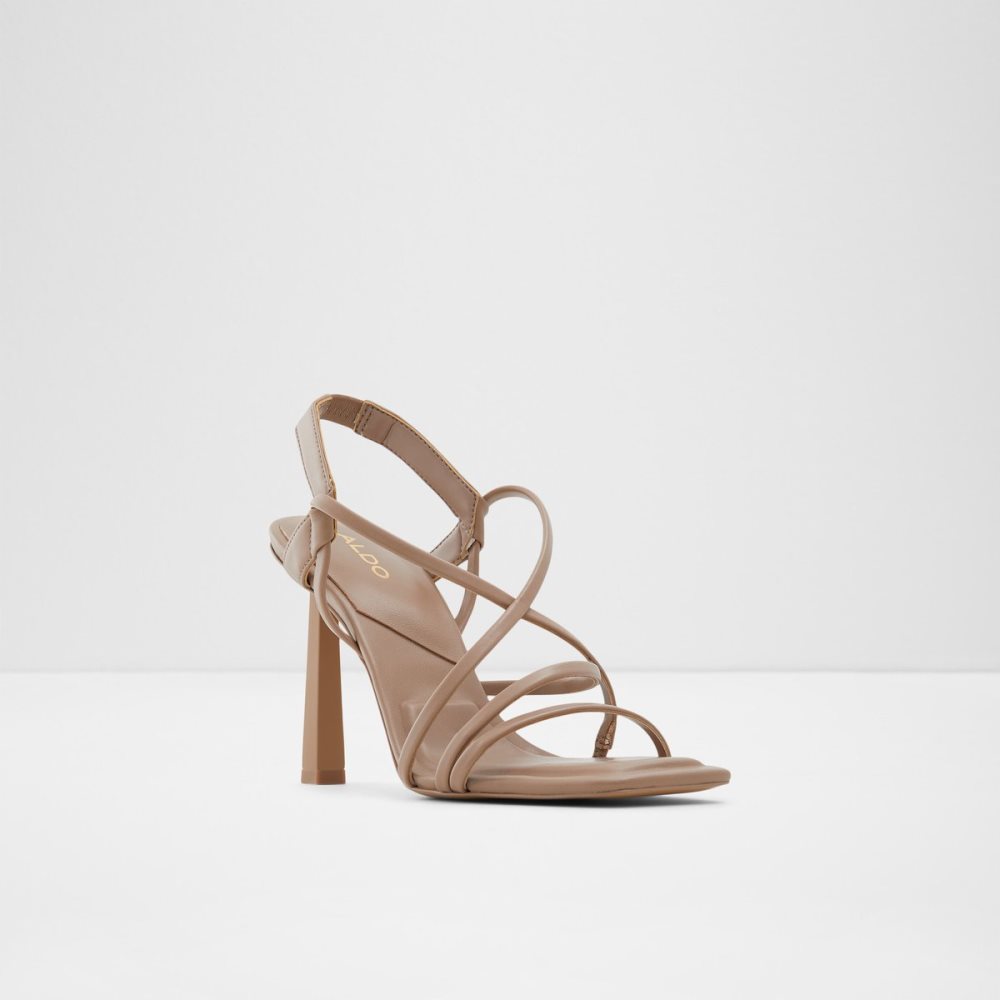 Sandales Aldo Amilia Lanières Talons Sandal Grise Femme | MBCE-78987350