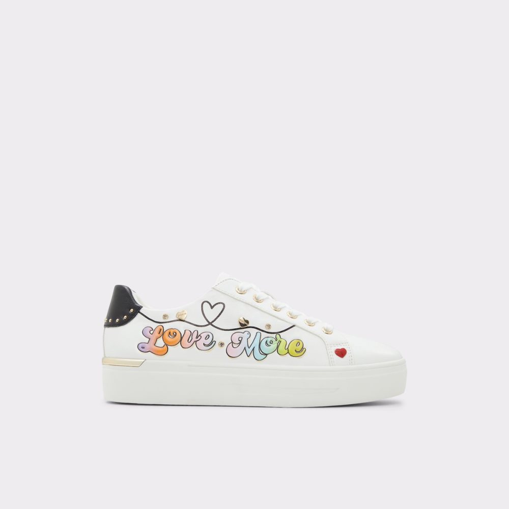 Baskets Aldo Lovemore Low Top Blanche Multicolore Femme | UGGZ-52031488