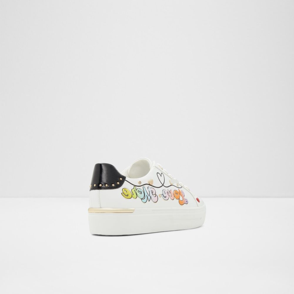 Baskets Aldo Lovemore Low Top Blanche Multicolore Femme | UGGZ-52031488