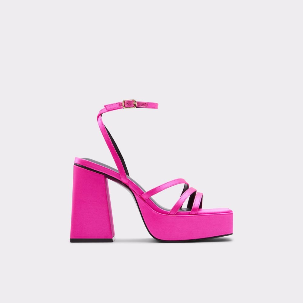 Chaussures Plateforme Aldo Landabriver Lanières Talons Sandal - Plateforme Rose Clair Femme | SFZX-07406508