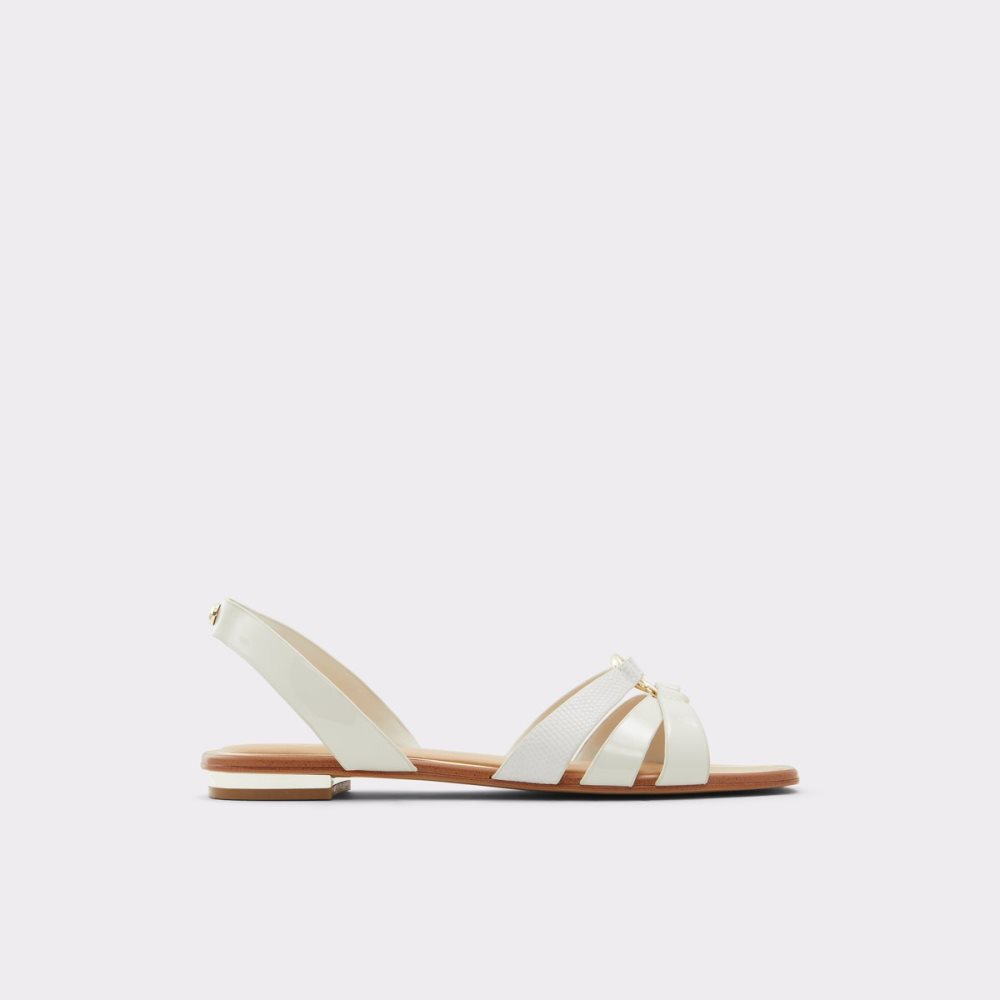 Sandales Aldo Marassi Brides Back Sandal Blanche Femme | KJFF-12512951