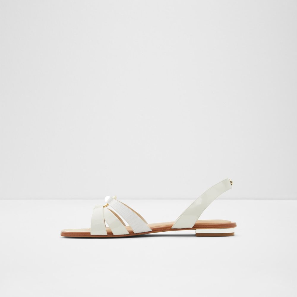 Sandales Aldo Marassi Brides Back Sandal Blanche Femme | KJFF-12512951