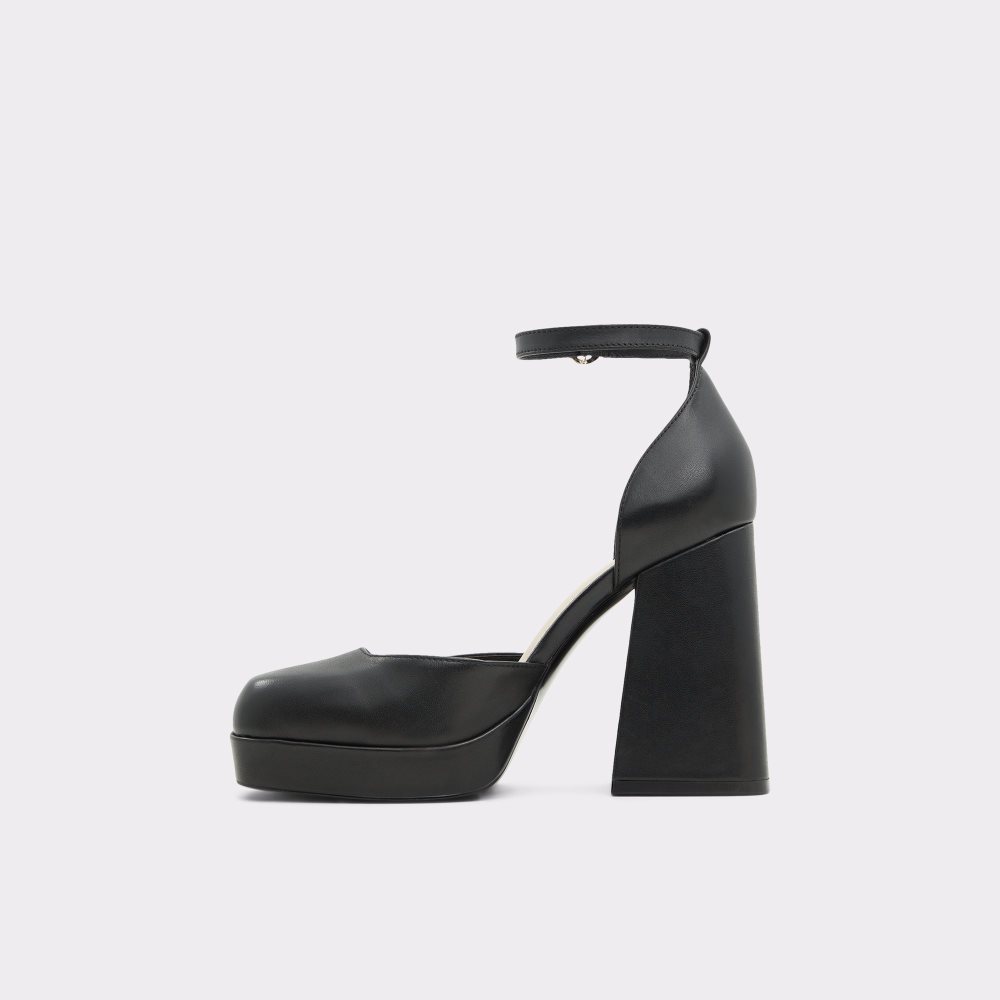 Chaussures Plateforme Aldo Emjay Talons Mary Janes - Cup Sole Noir Femme | XDRW-08804971