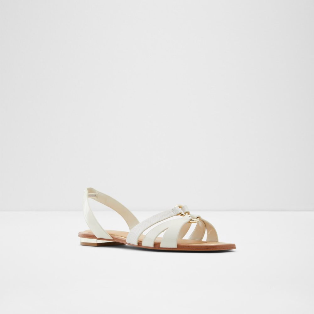 Sandales Aldo Marassi Brides Back Sandal Blanche Femme | KJFF-12512951