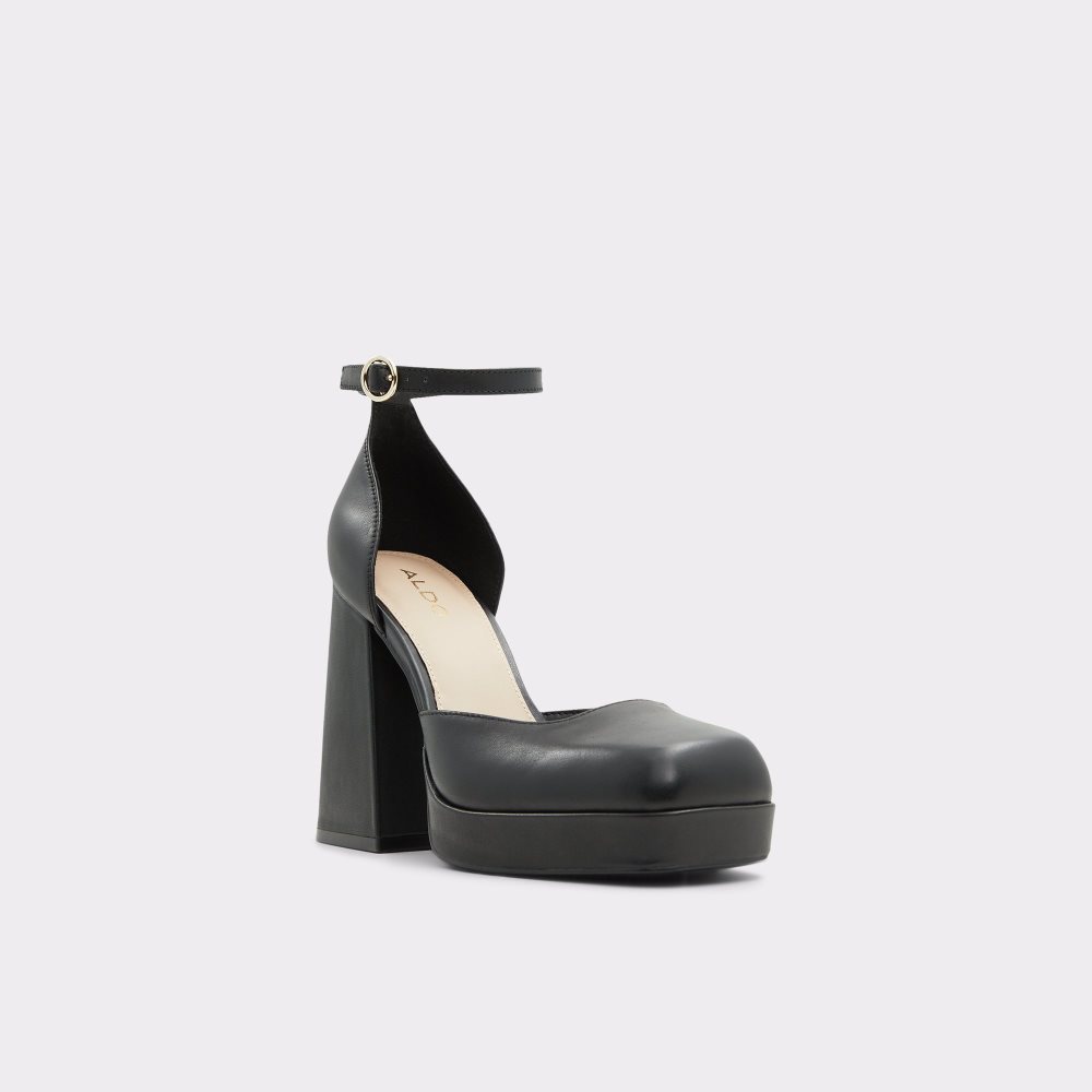 Chaussures Plateforme Aldo Emjay Talons Mary Janes - Cup Sole Noir Femme | XDRW-08804971