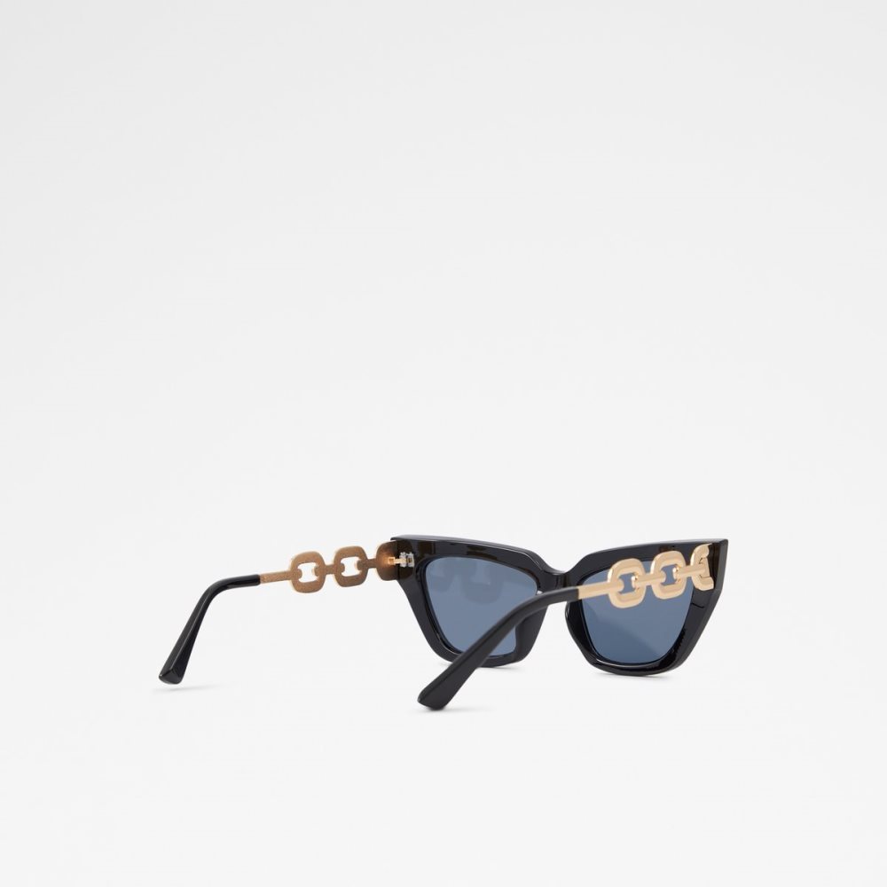 Lunettes de Soleil Aldo Talabrina Cat Eye Noir Doré Multicolore Femme | XYUD-32554162