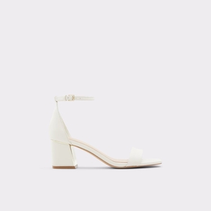 Talon Bloc Aldo Kedeaviel High Sandal Blanche Femme | KJXJ-11549337