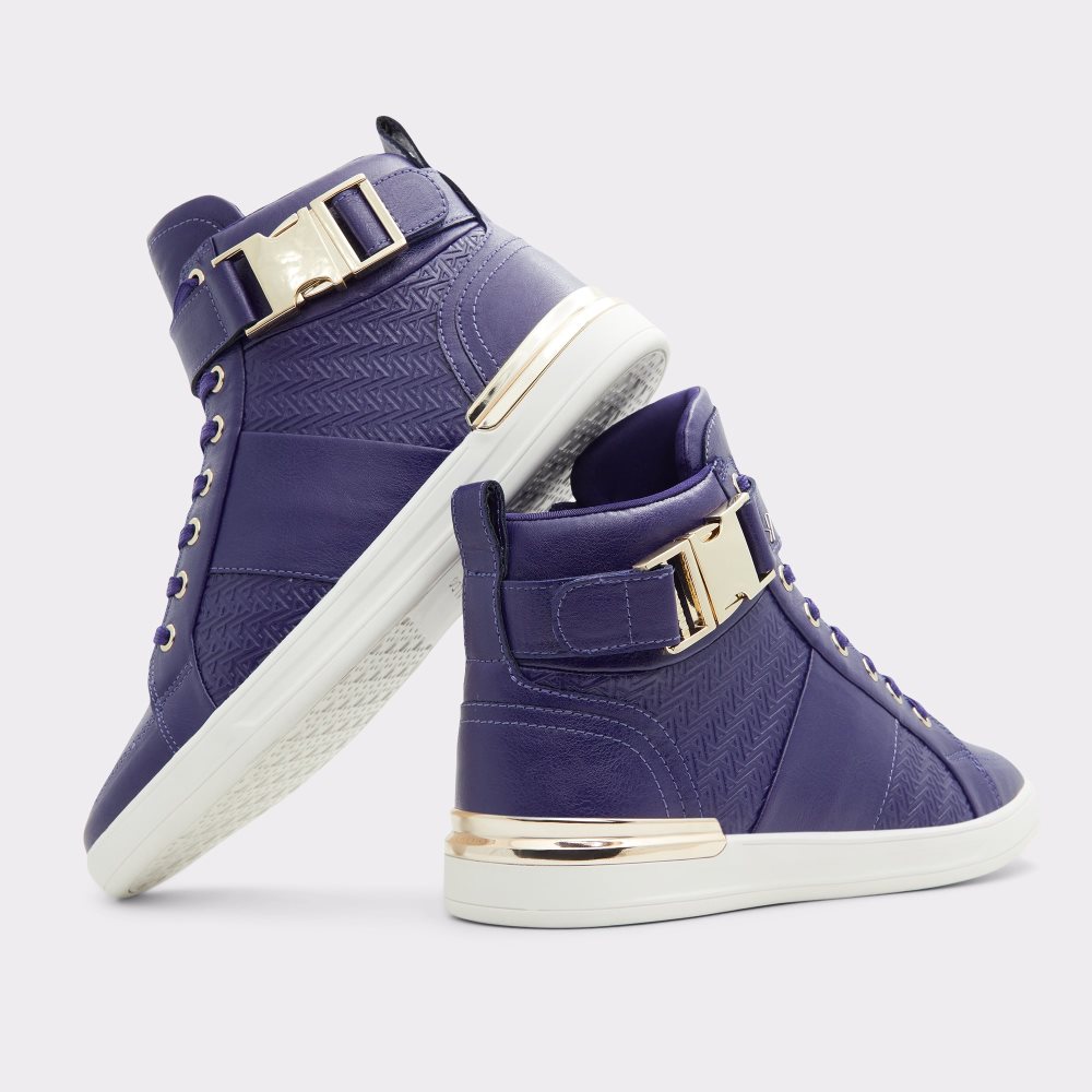 Baskets Aldo Brauerr High Top - Cup Sole Violette Foncé Homme | SVTG-20000036