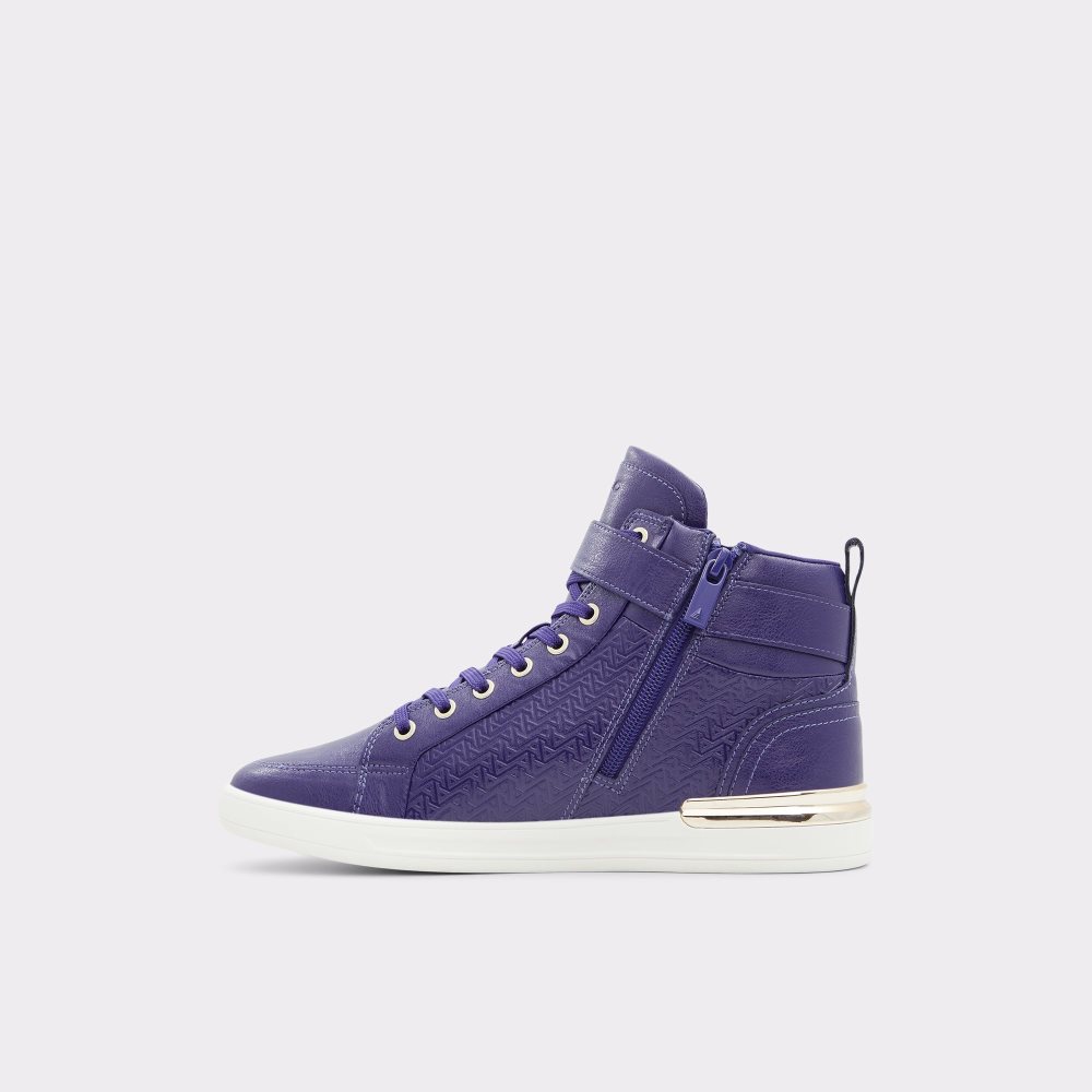 Baskets Aldo Brauerr High Top - Cup Sole Violette Foncé Homme | SVTG-20000036