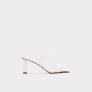 Talon Bloc Aldo Ranalassi Talons Mule - Cup Sole Blanche Femme | DJTG-89223067