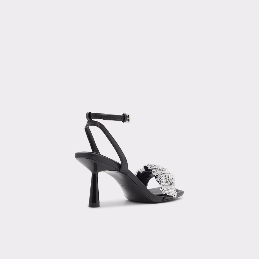 Talons Aldo Floria Talons Sandal Noir Femme | HBPC-21688670