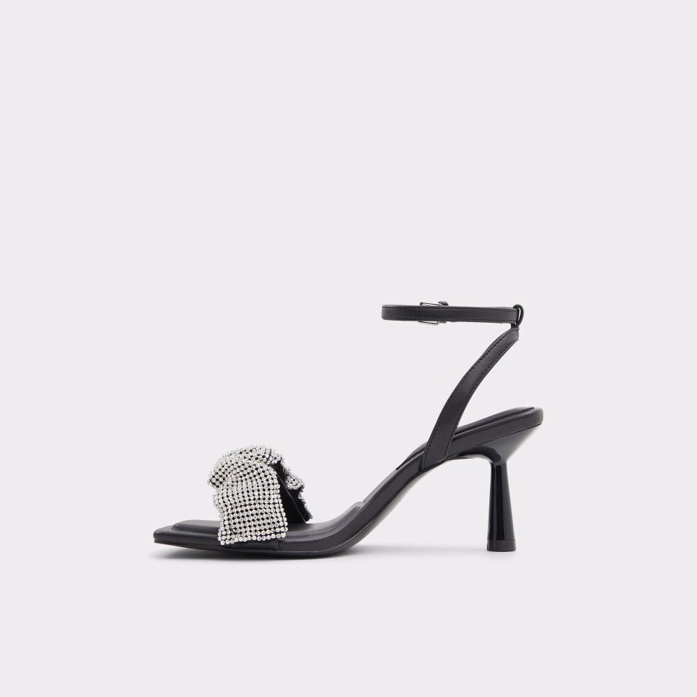 Talons Aldo Floria Talons Sandal Noir Femme | HBPC-21688670