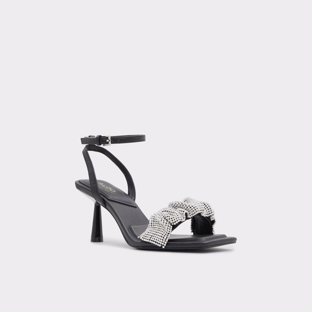 Talons Aldo Floria Talons Sandal Noir Femme | HBPC-21688670