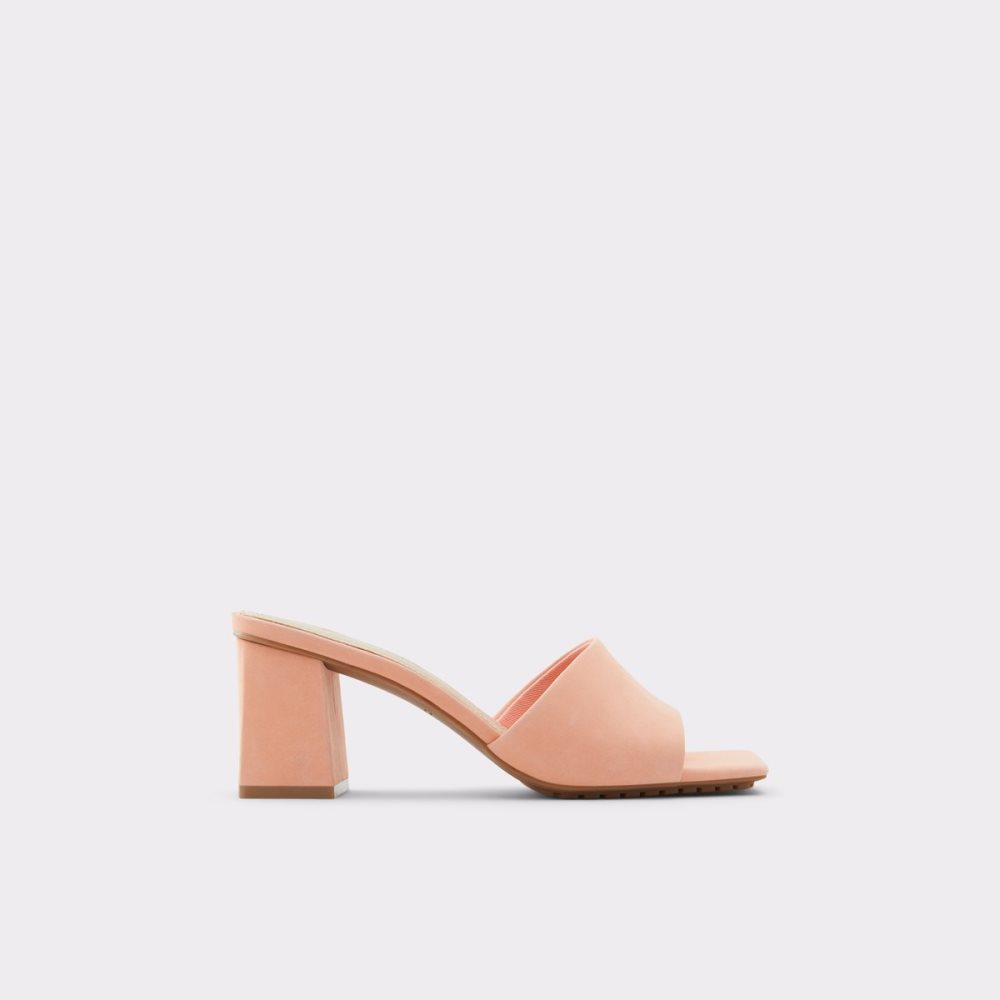 Talon Bloc Aldo Velalith High Sandal - Orange Clair Femme | CTOM-92266461