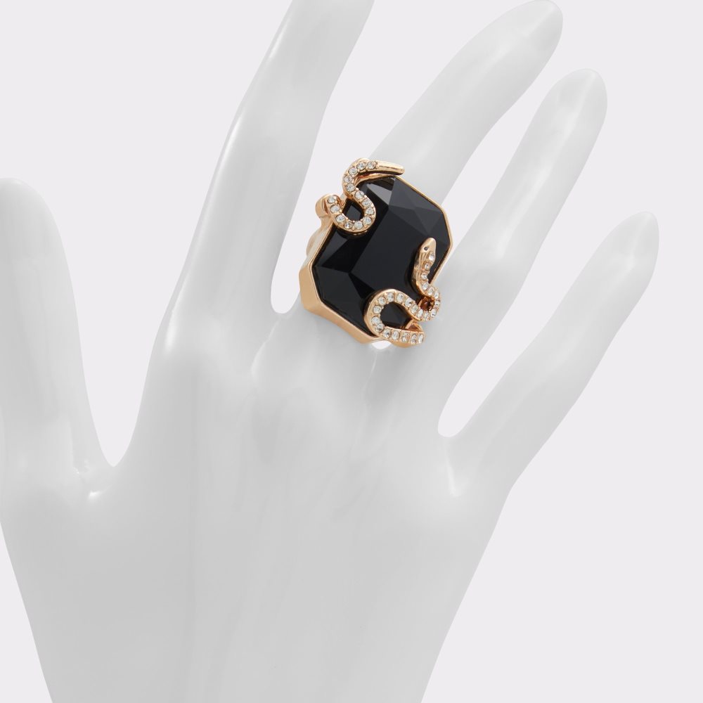 Bague Aldo Aloetram Noir Doré Multicolore Femme | BDRY-76078445