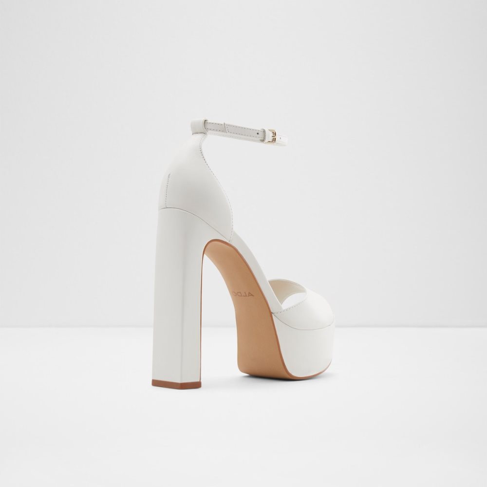 Chaussures Plateforme Aldo Posh High Sandal - Blanche Femme | CTUU-62073398