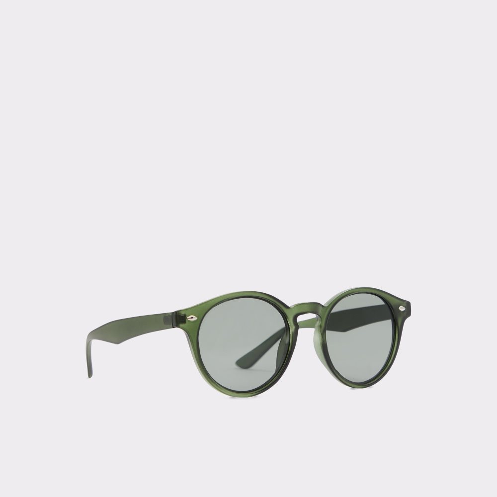 Lunettes de Soleil Aldo Graewien Round Kaki Homme | ZUID-62237272