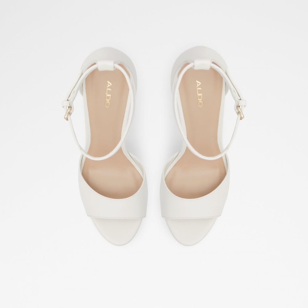 Chaussures Plateforme Aldo Posh High Sandal - Blanche Femme | CTUU-62073398