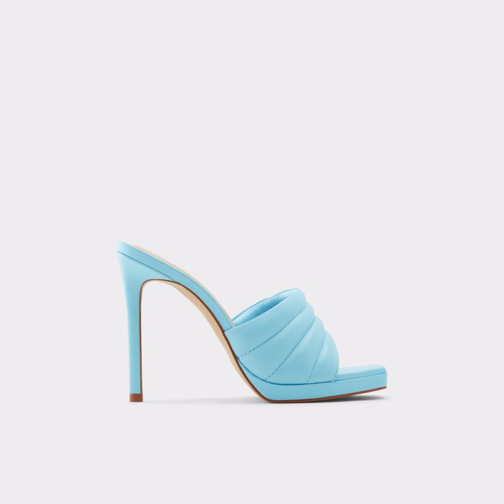 Chaussures Plateforme Aldo Gennia Talons Mule - Stiletto Bleu Clair Femme | JXHM-36928970