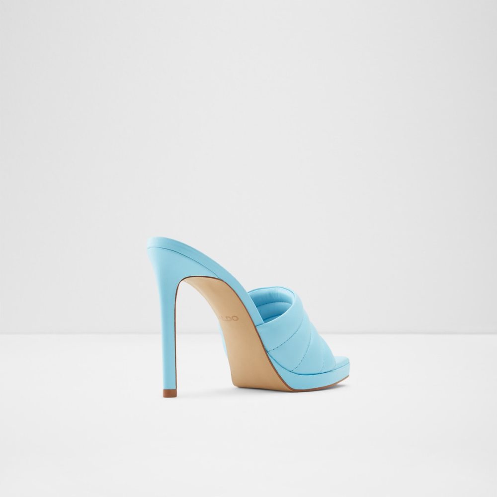 Chaussures Plateforme Aldo Gennia Talons Mule - Stiletto Bleu Clair Femme | JXHM-36928970