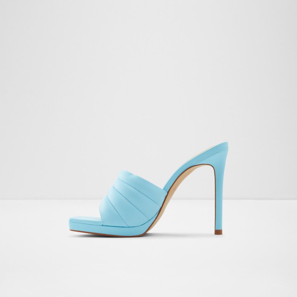 Chaussures Plateforme Aldo Gennia Talons Mule - Stiletto Bleu Clair Femme | JXHM-36928970