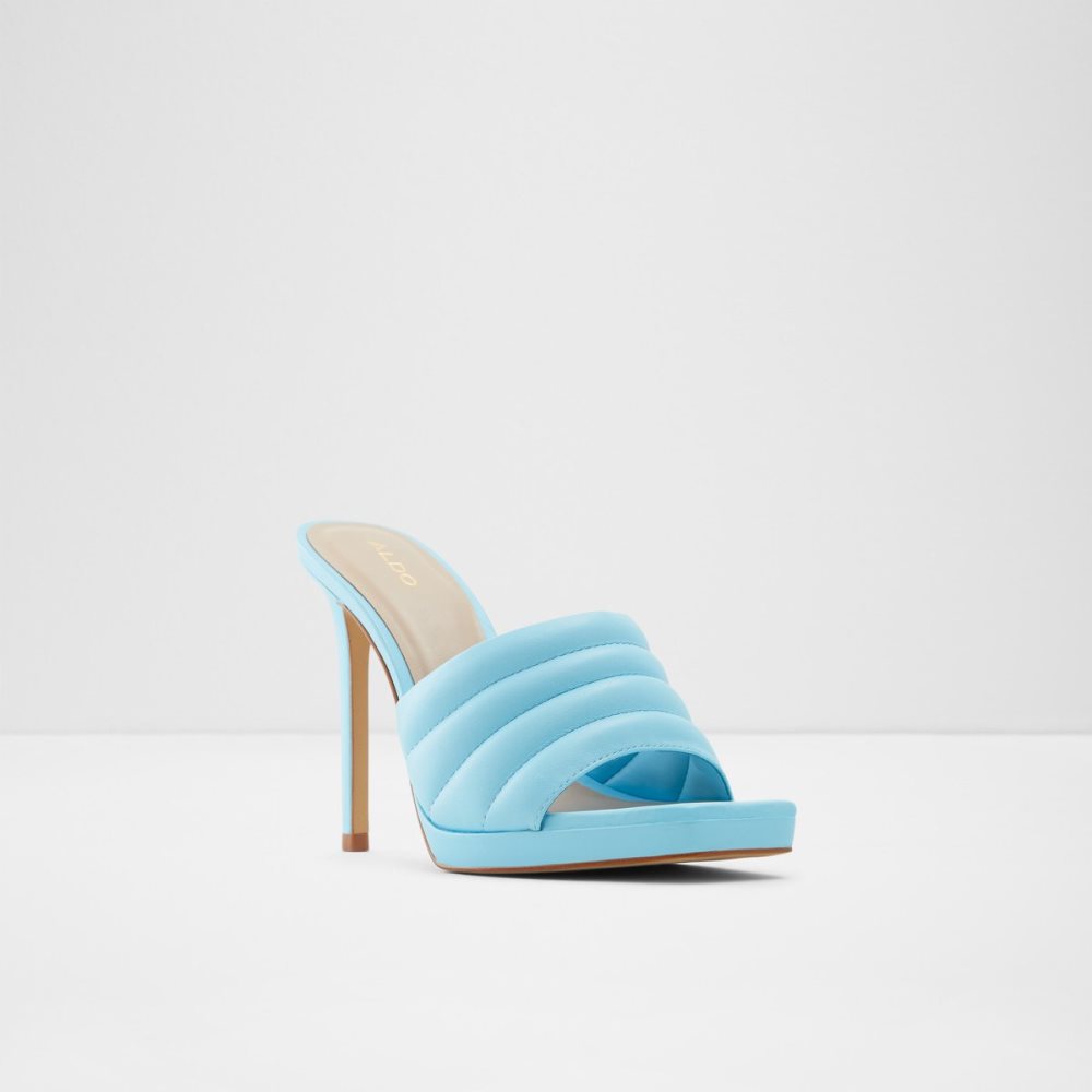 Chaussures Plateforme Aldo Gennia Talons Mule - Stiletto Bleu Clair Femme | JXHM-36928970