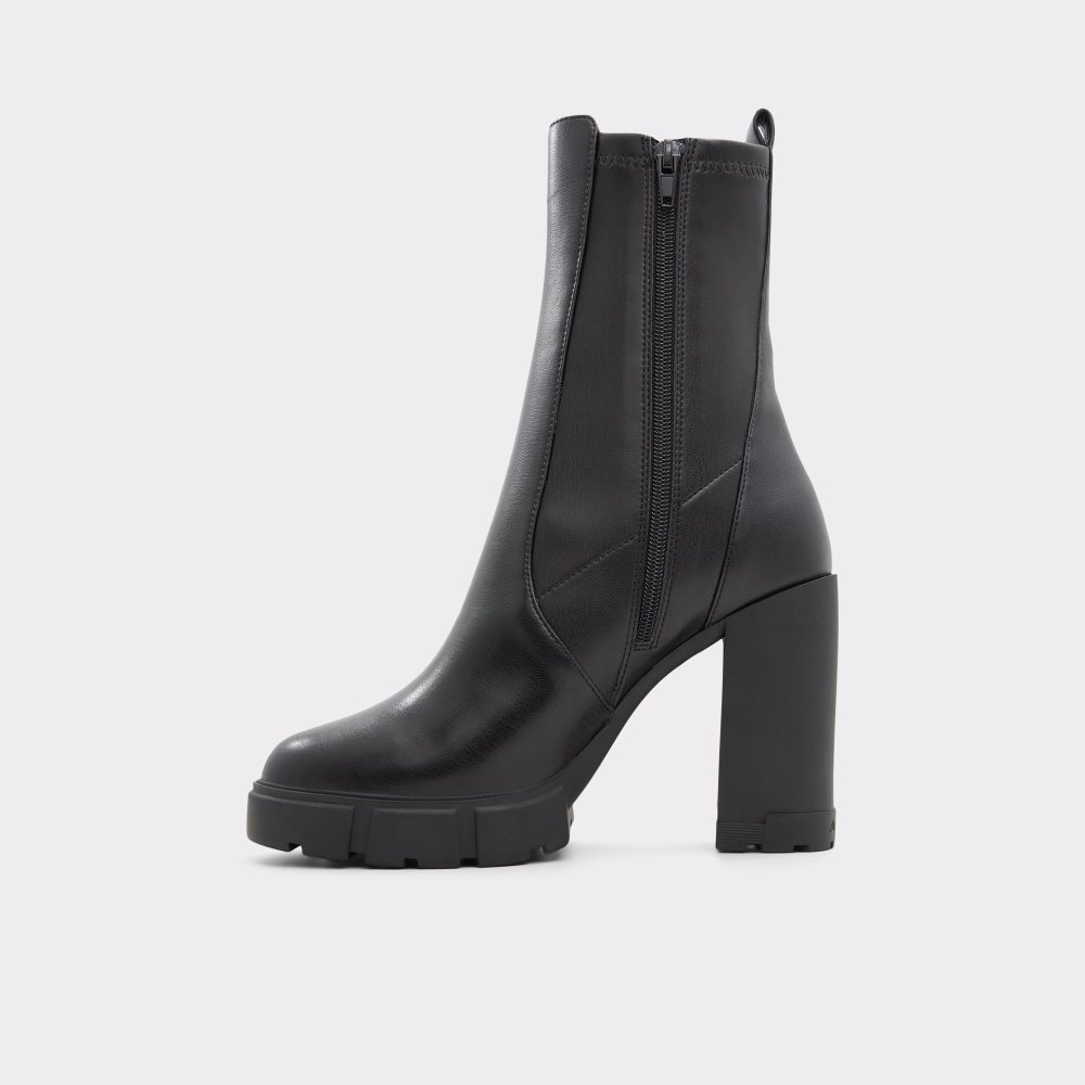 Bottines Aldo Ilanna - Lug Sole Noir Femme | KZLC-80576547