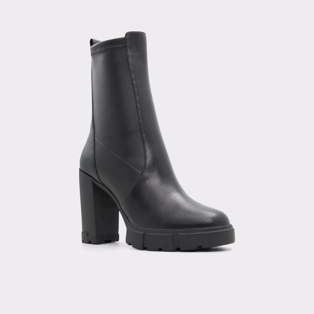 Bottines Aldo Ilanna - Lug Sole Noir Femme | KZLC-80576547