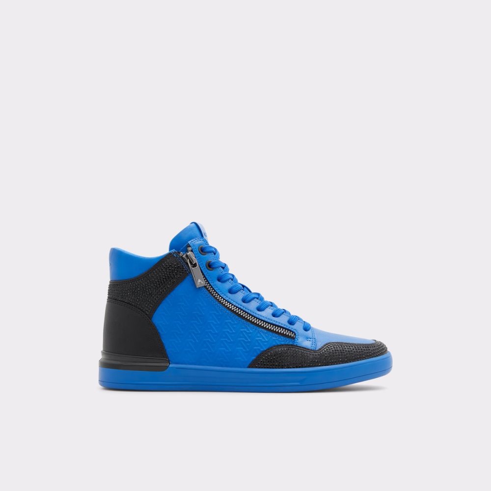 Baskets Aldo Sauerbergg High Top - Cup Sole Bleu Homme | PHIB-10093502