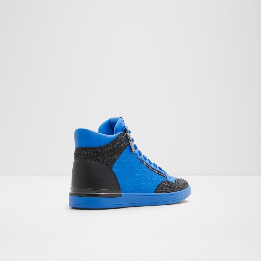 Baskets Aldo Sauerbergg High Top - Cup Sole Bleu Homme | PHIB-10093502