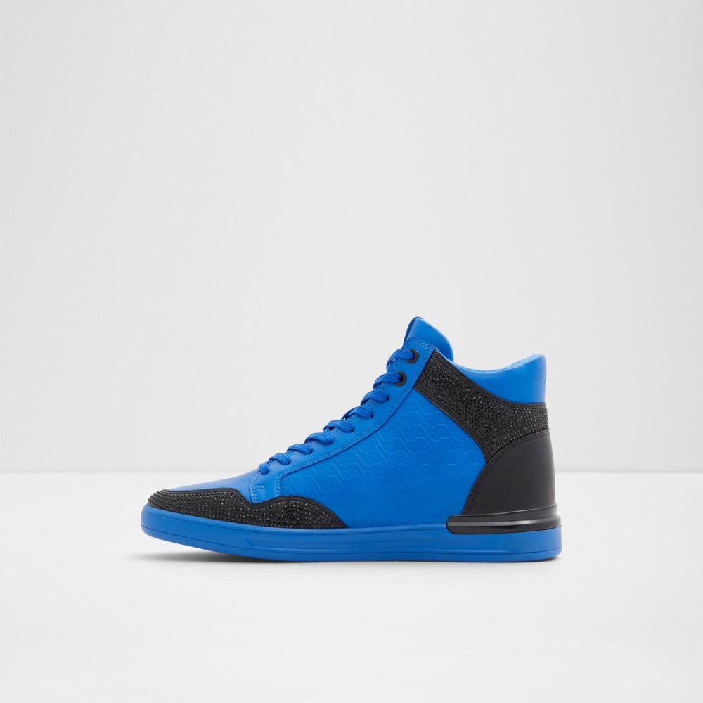 Baskets Aldo Sauerbergg High Top - Cup Sole Bleu Homme | PHIB-10093502