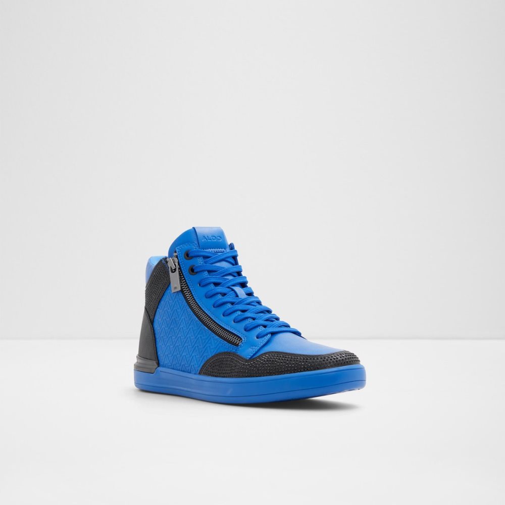 Baskets Aldo Sauerbergg High Top - Cup Sole Bleu Homme | PHIB-10093502