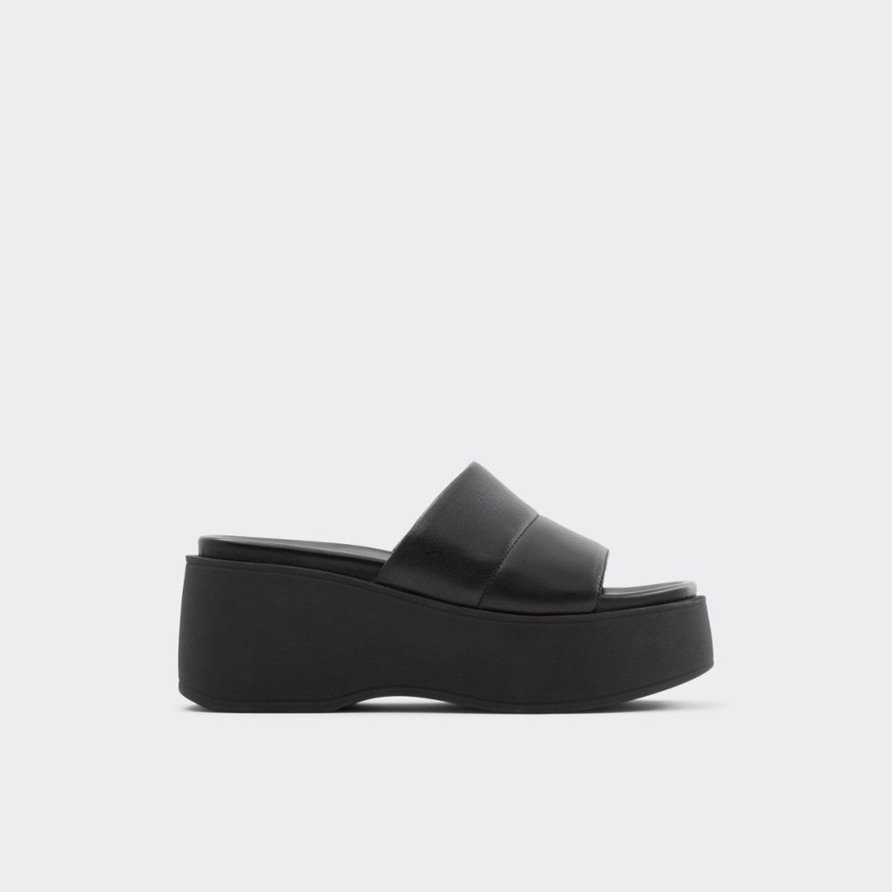 Sandales Aldo Libby Wedge Sandal - Wedge Noir Femme | AWYT-50970943