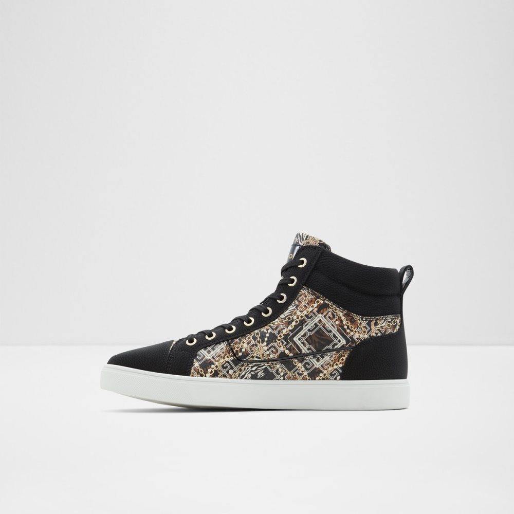 Baskets Aldo Popstar High Top - Cup Sole Noir Homme | UDGP-75711660