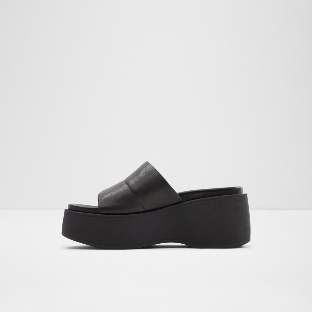 Sandales Aldo Libby Wedge Sandal - Wedge Noir Femme | AWYT-50970943