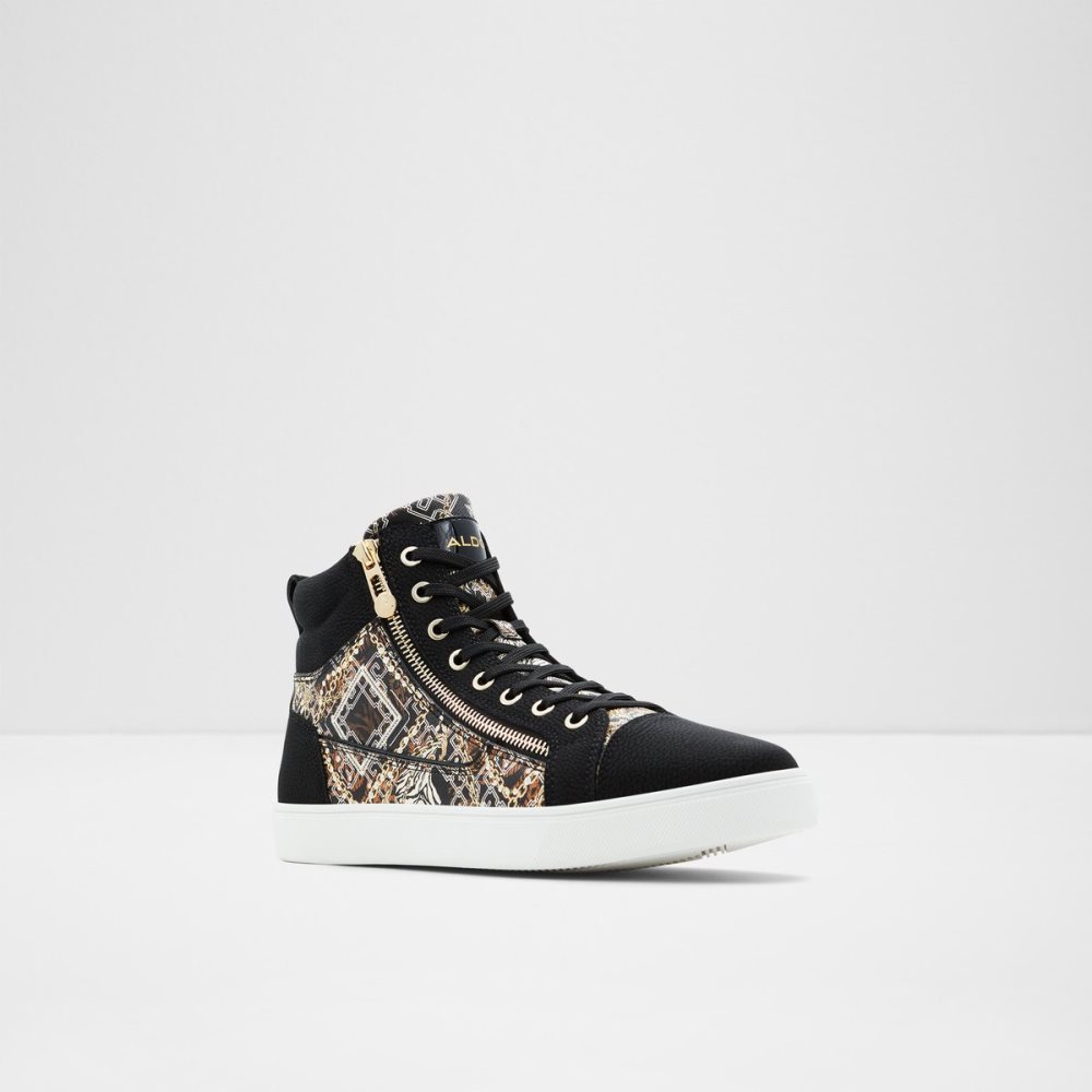 Baskets Aldo Popstar High Top - Cup Sole Noir Homme | UDGP-75711660