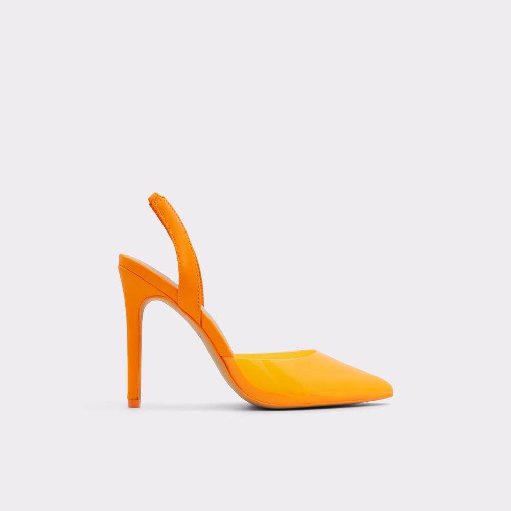 Talons Aldo Marie Brides Back High - Stiletto Orange Femme | WKQH-36676154