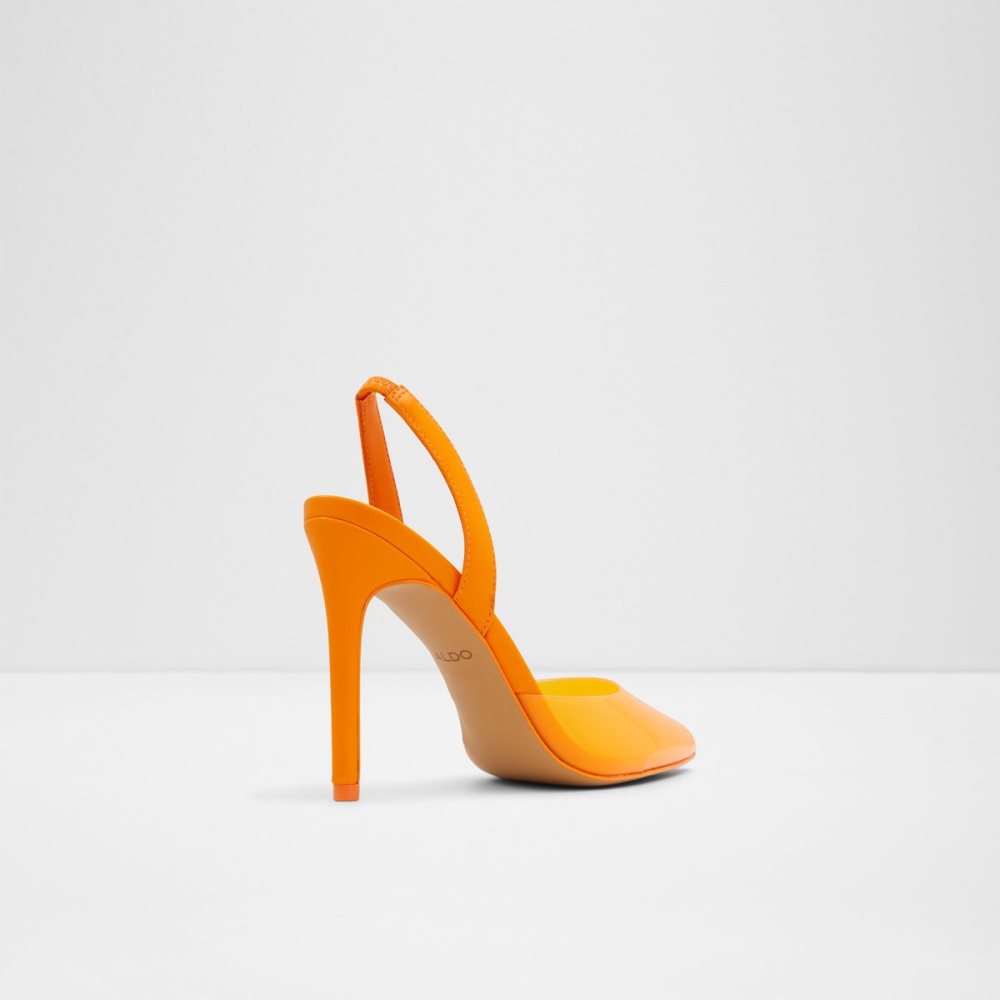 Talons Aldo Marie Brides Back High - Stiletto Orange Femme | WKQH-36676154