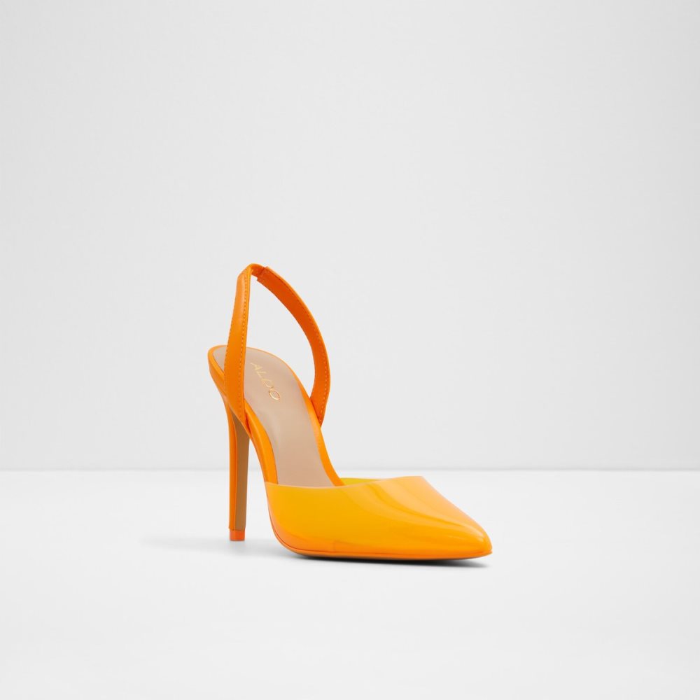 Talons Aldo Marie Brides Back High - Stiletto Orange Femme | WKQH-36676154