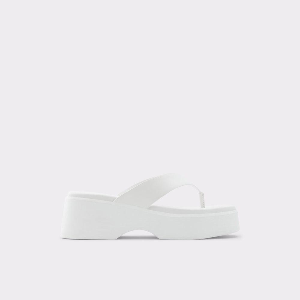 Sandales Aldo Delphy Lanières Wedge Sandal - Flatform Blanche Femme | LBQZ-09887453