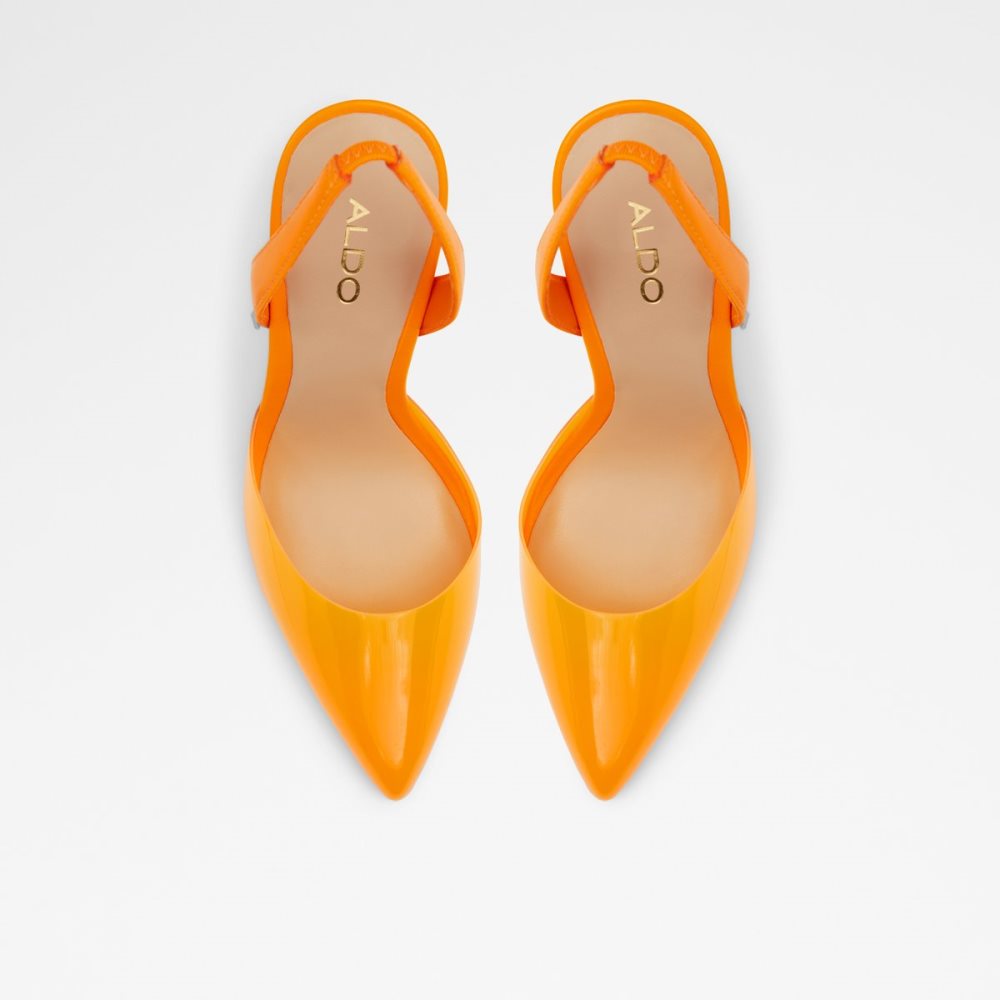 Talons Aldo Marie Brides Back High - Stiletto Orange Femme | WKQH-36676154