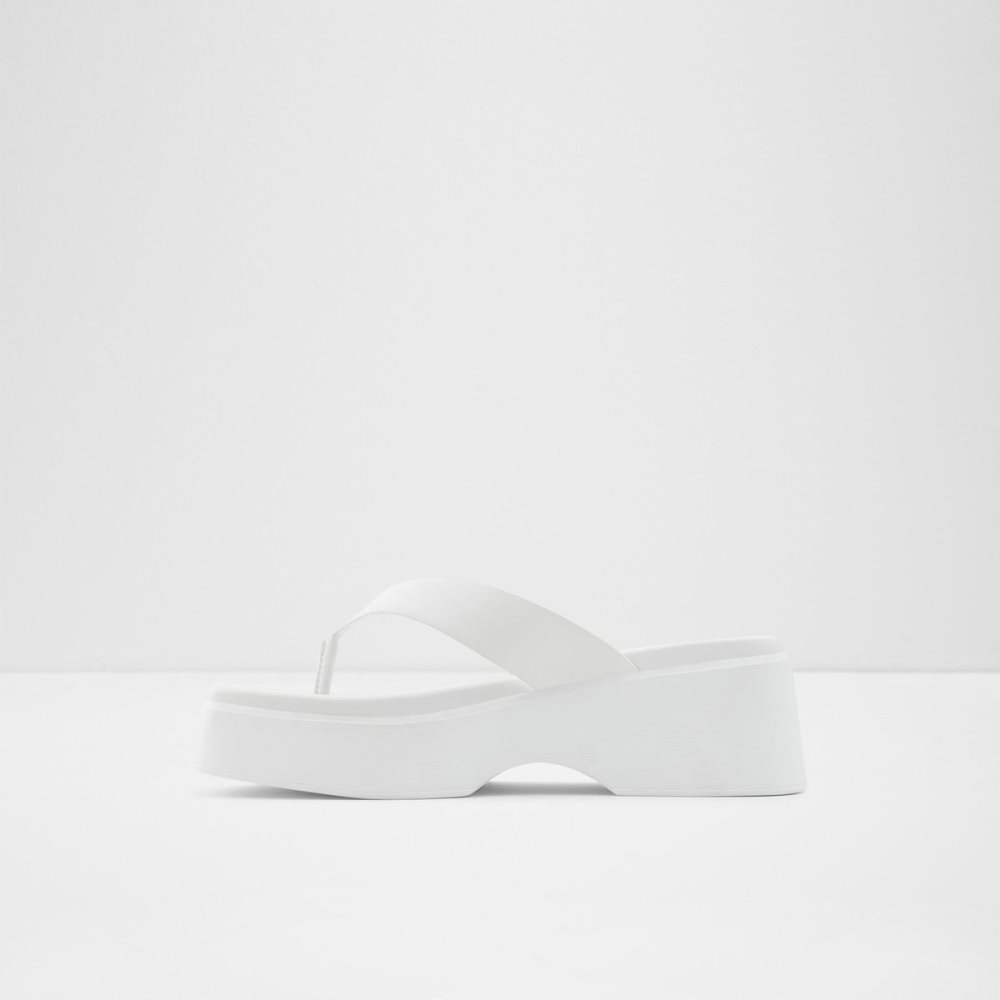 Sandales Aldo Delphy Lanières Wedge Sandal - Flatform Blanche Femme | LBQZ-09887453