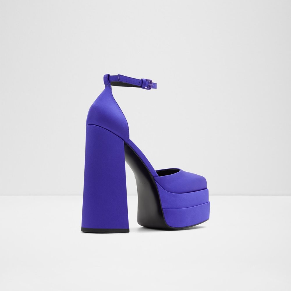 Chaussures Plateforme Aldo Grandle Brides Talons - Plateforme Violette Clair Femme | AYEG-80428794