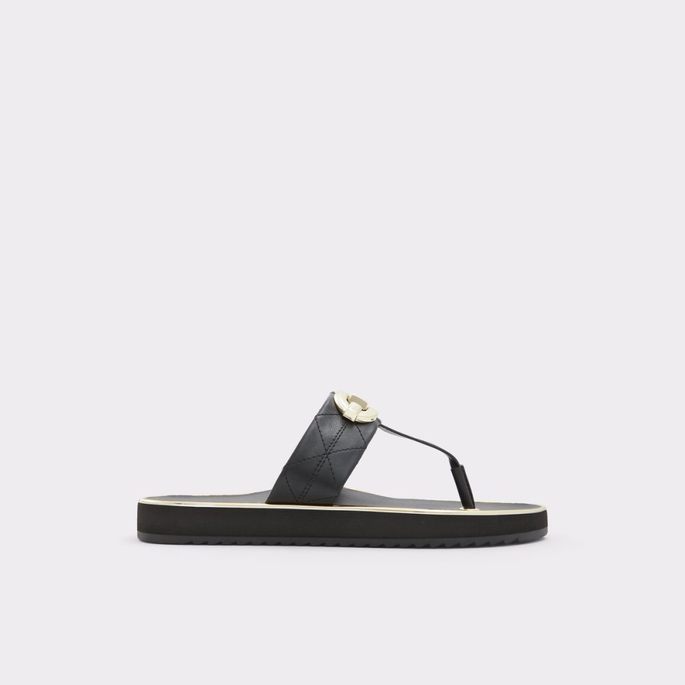 Sandales Aldo Searene Flip Flop Noir Femme | PXGR-45176624