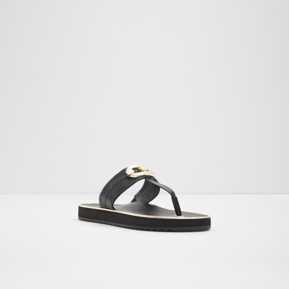 Sandales Aldo Searene Flip Flop Noir Femme | PXGR-45176624