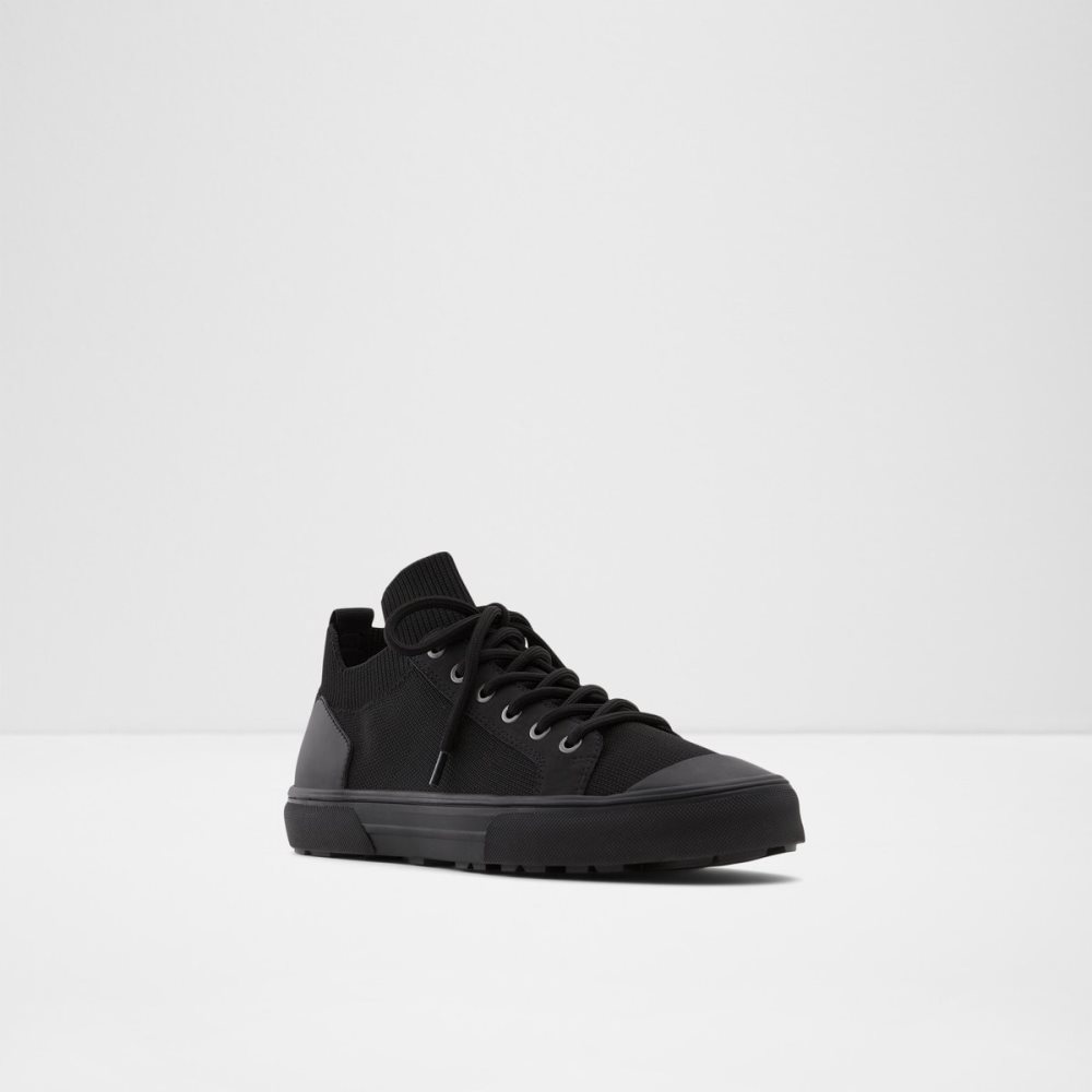 Baskets Aldo Crochito Low Top Noir Homme | PCCO-22379240